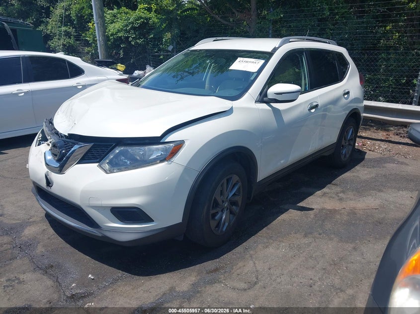 2016 Nissan Rogue Sv KNMAT2MT2GP605652 photo 1