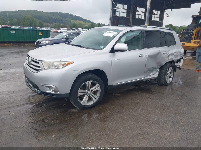 Vin: 5tdyk3eh5bs029751, lot: 46004200, toyota highlander limited v6 20112