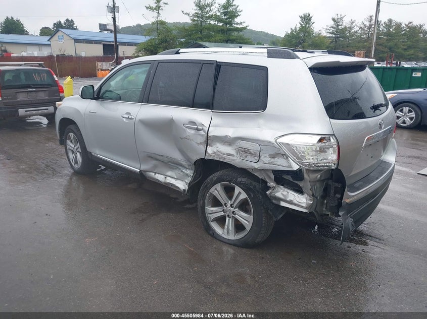 Vin: 5tdyk3eh5bs029751, lot: 46004200, toyota highlander limited v6 20113