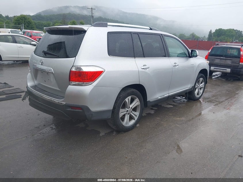 Vin: 5tdyk3eh5bs029751, lot: 46004200, toyota highlander limited v6 20114