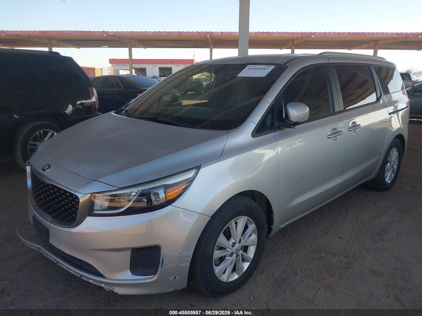 2016 Kia Sedona Lx KNDMB5C19G6157594 photo 1