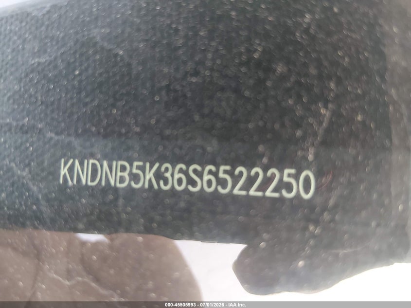 2025 Kia Carnival Mpv Lxs VIN: KNDNB5K36S6522250 Lot: 45505993