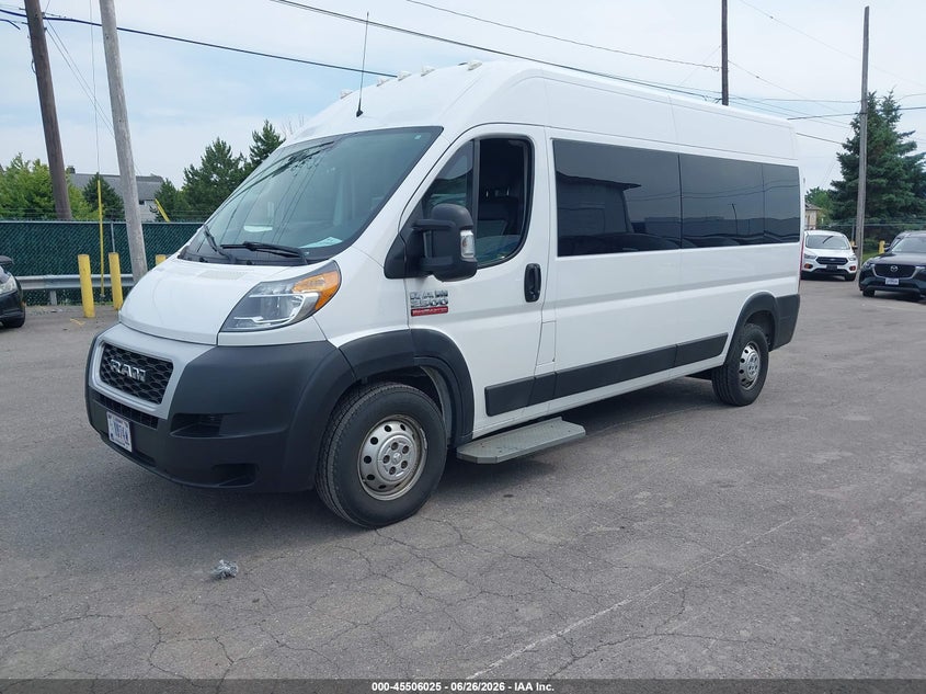 2019 Ram Promaster 2500 Window Van High Roof 159 Wb 3C6TRVPG2KE502514 photo 1
