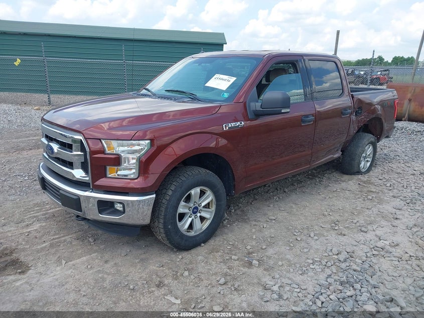 2015 Ford F-150, Левый зад, IAAI, VIN 1FTEW1EF5FKD65276 — фото 2