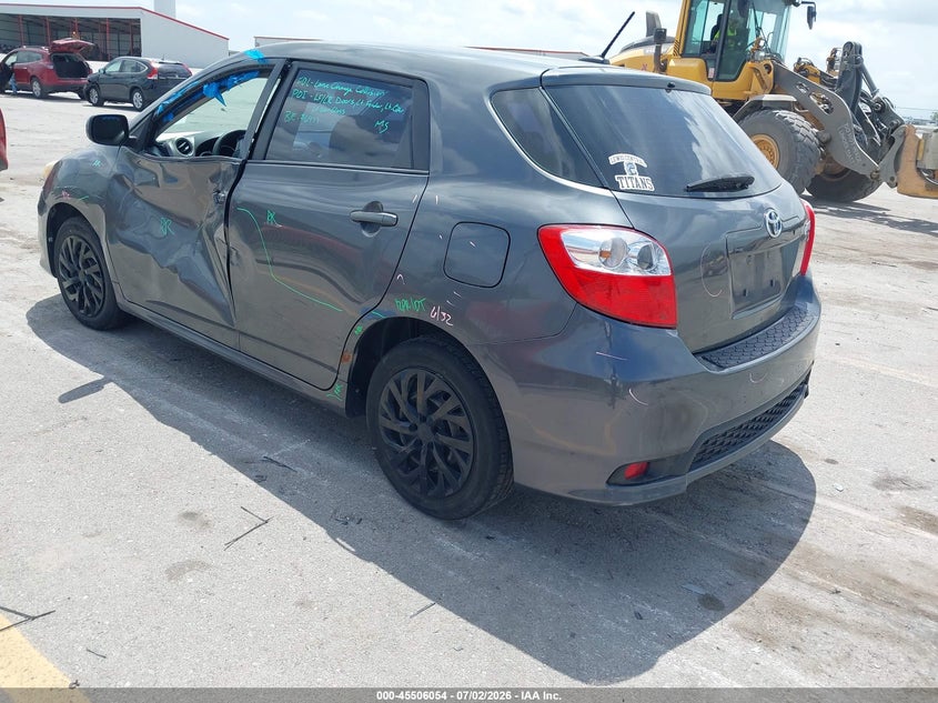 Vin: 2t1ku4ee9bc754239, lot: 46004270, toyota matrix 20113
