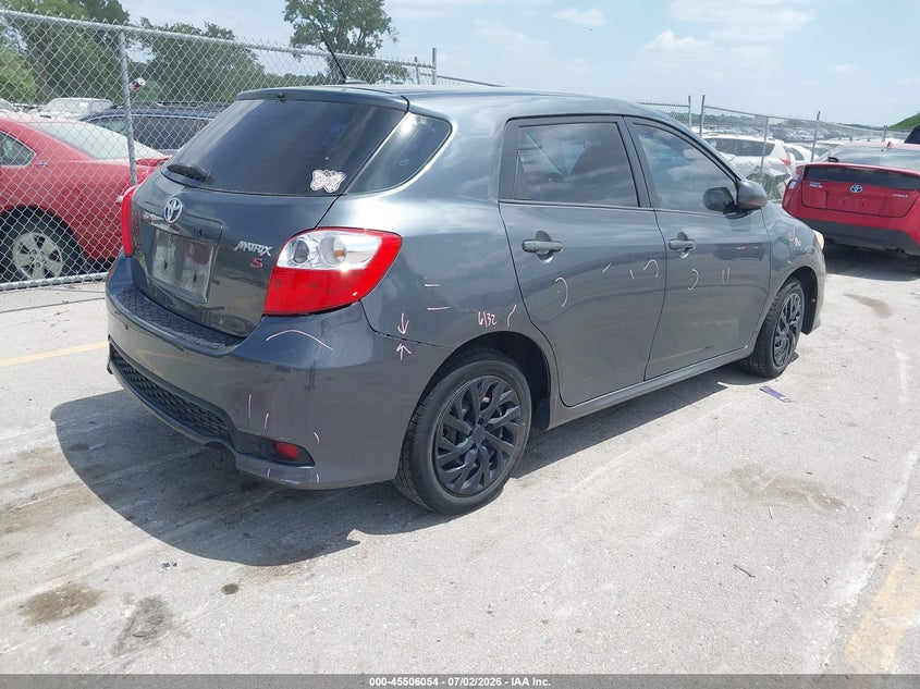 Vin: 2t1ku4ee9bc754239, lot: 46004270, toyota matrix 20114