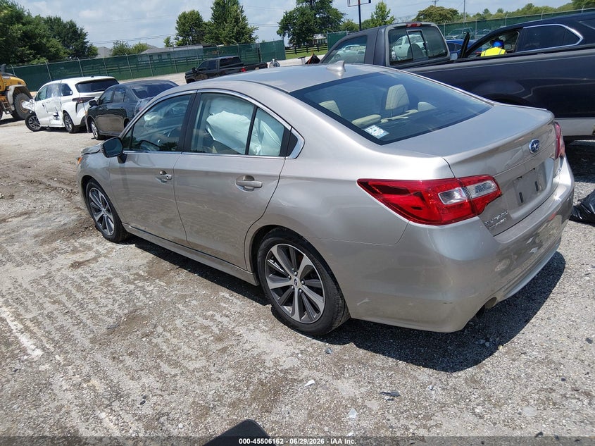 Vin: 4s3bnbn68g3041116, lot: 46004378, subaru legacy 2.5i limited 20163