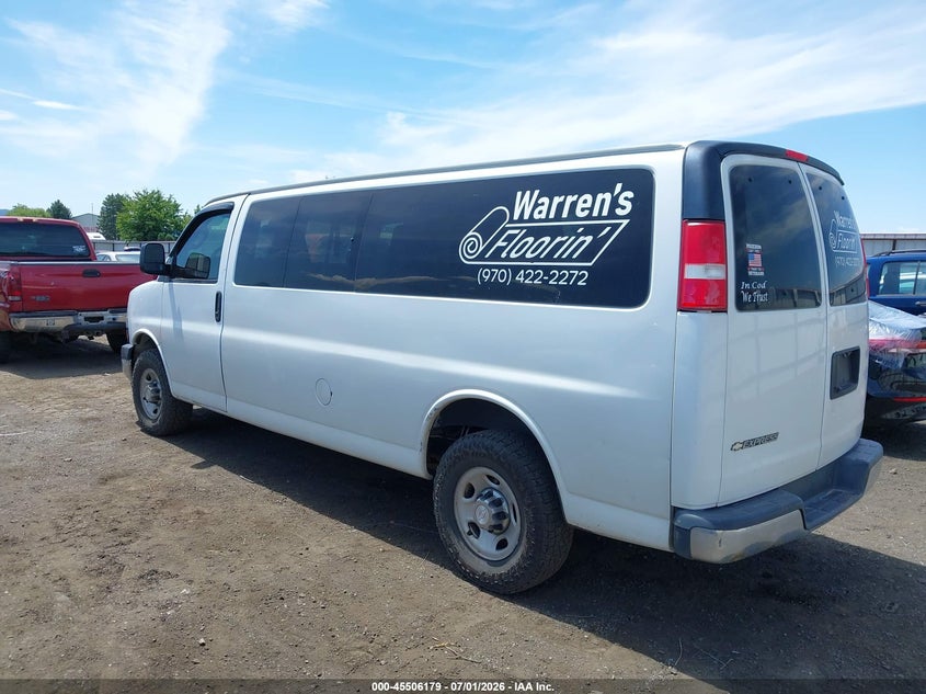 Vin: 1gazgpfg4k1204287, lot: 46004395, chevrolet express 3500 lt 20193