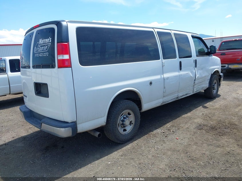 Vin: 1gazgpfg4k1204287, lot: 46004395, chevrolet express 3500 lt 20194
