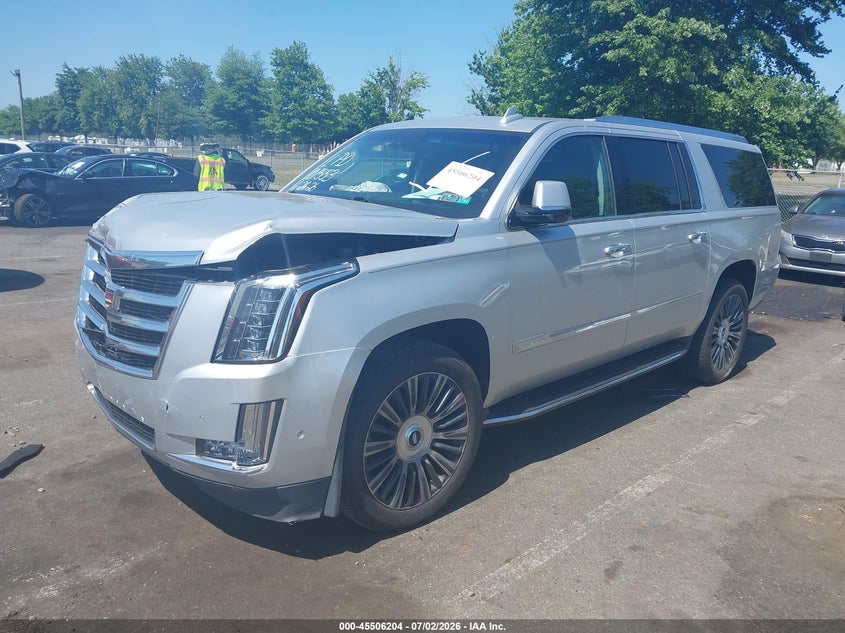 Vin: 1gys4hkj2hr316664, lot: 46004420, cadillac escalade esv luxury 20172