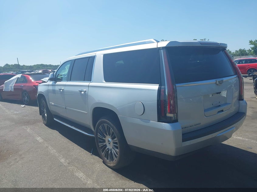 Vin: 1gys4hkj2hr316664, lot: 46004420, cadillac escalade esv luxury 20173