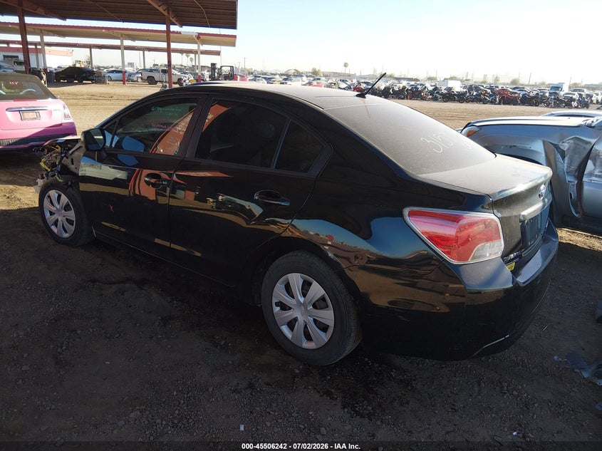 Vin: jf1gjaa63eh017345, lot: 46004457, subaru impreza 2.0i 20143