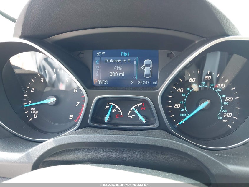 2014 FORD ESCAPE SPORT UTILITY VEHICLE 1.6L I-4 DI, DOHC, VVT, TURBO, 173HP