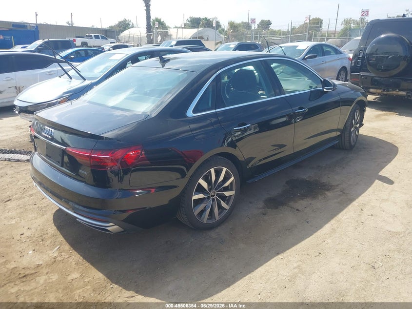 Vin: wauabaf44na015971, lot: 46004570, audi a4 premium 40 tfsi quattro s tronic 20224
