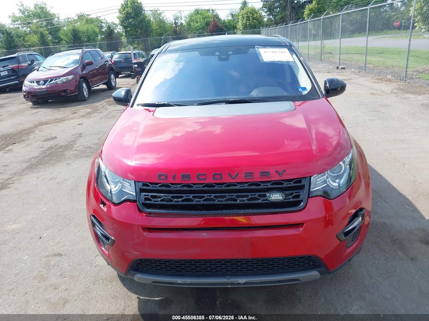 2019 Land Rover Discovery Sport Hse/Landmark Edition VIN: SALCR2FX5KH794848 Lot: 45506388