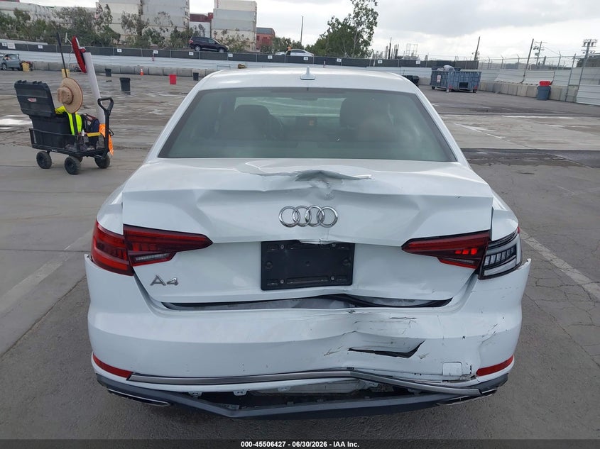 AUDI A4 2019 VIN WAUGMAF41KN008193