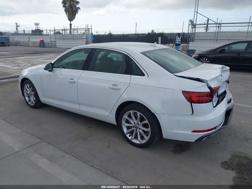 Vin: waugmaf41kn008193, lot: 46004643, audi a4 40 premium/40 titanium premium 20193