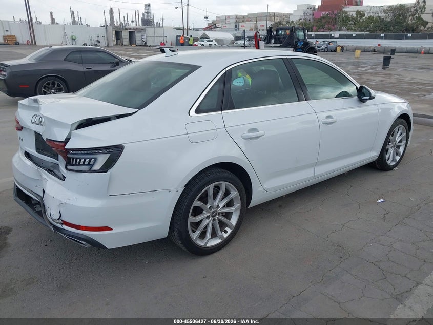 Vin: waugmaf41kn008193, lot: 46004643, audi a4 40 premium/40 titanium premium 20194