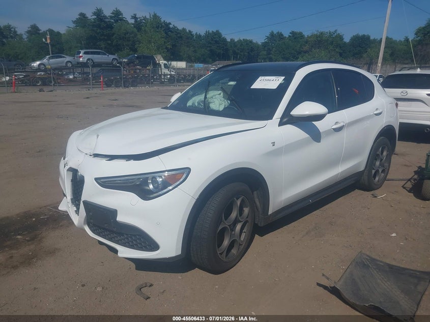 2022 Alfa Romeo Stelvio Ti Awd VIN: ZASPAKBNXN7D40990 Lot: 45506433
