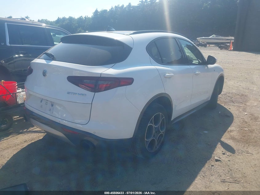 2022 Alfa Romeo Stelvio Ti Awd VIN: ZASPAKBNXN7D40990 Lot: 45506433