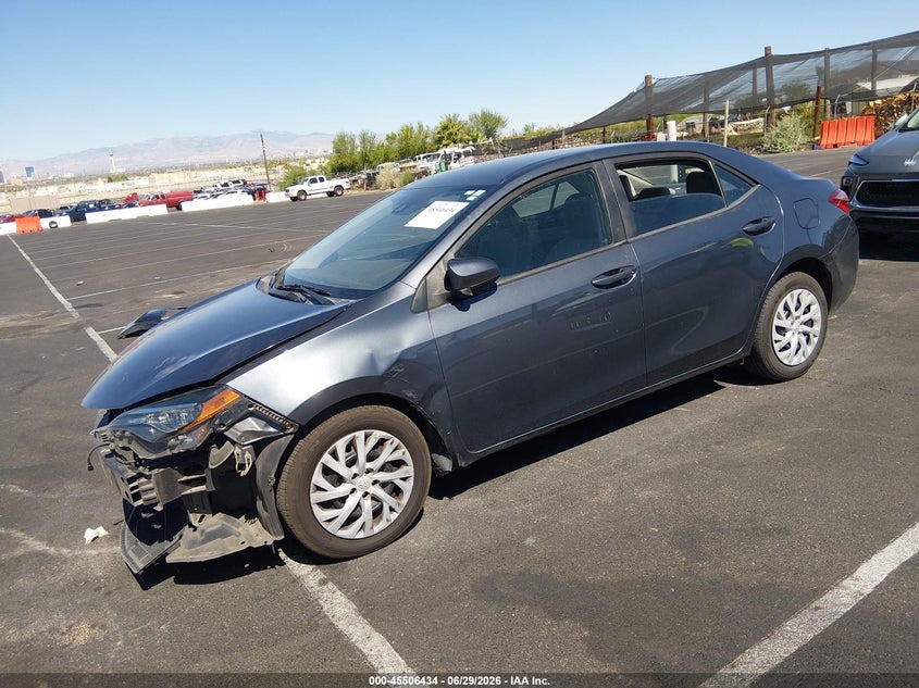 2019 Toyota Corolla, Удар спереди, IAAI, VIN 5YFBURHE1KP877445 — фото 2
