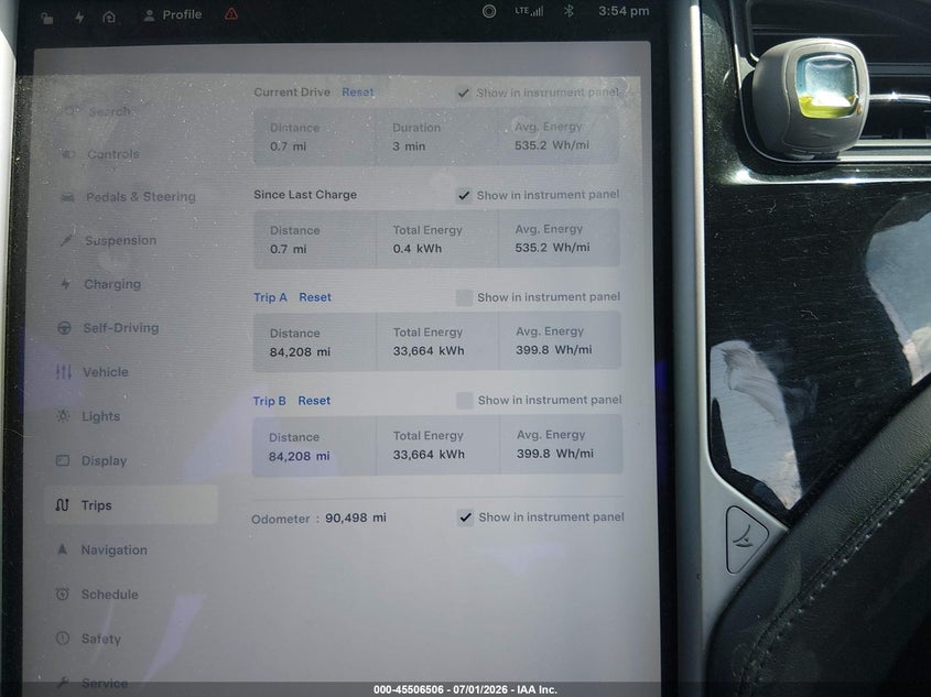 2018 TESLA MODEL X auction photo 7