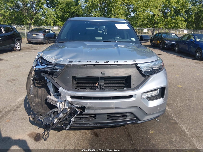 VIN 1FM5K8GC7NGA72239 2022 FORD EXPLORER ST