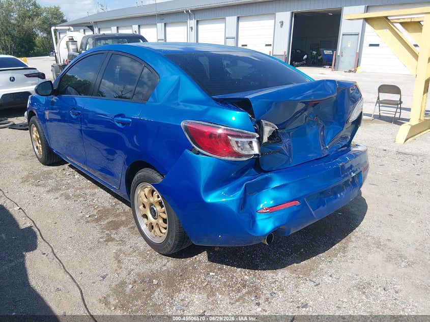 Vin: jm1bl1v81c1689050, lot: 46004786, mazda mazda3 i touring 20123