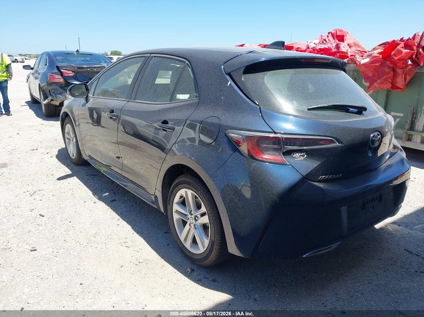 Vin: jtnk4rbe5k3069001, lot: 46004836, toyota corolla se 20193