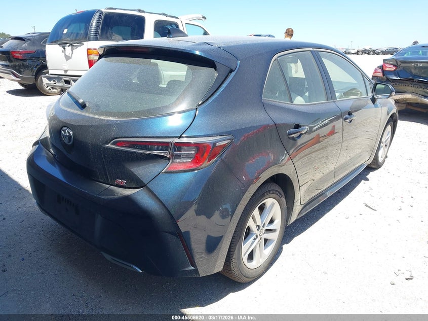 Vin: jtnk4rbe5k3069001, lot: 46004836, toyota corolla se 20194