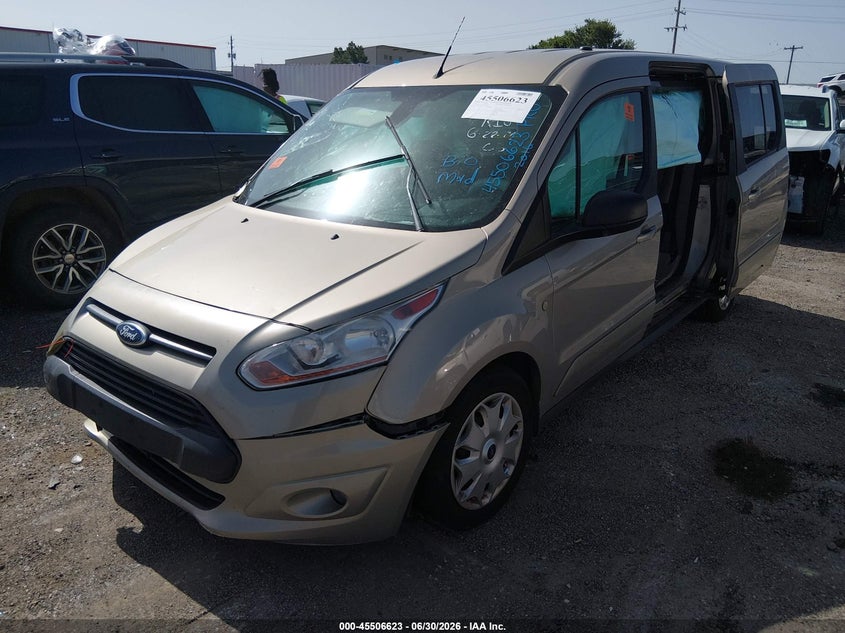 Vin: nm0ge9f73g1268387, lot: 46004839, ford transit connect xlt 20162
