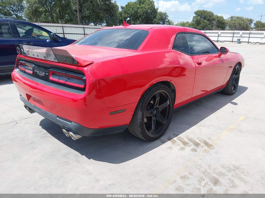 Vin: 2c3cdzat0fh712094, lot: 46004848, dodge challenger r/t 20154