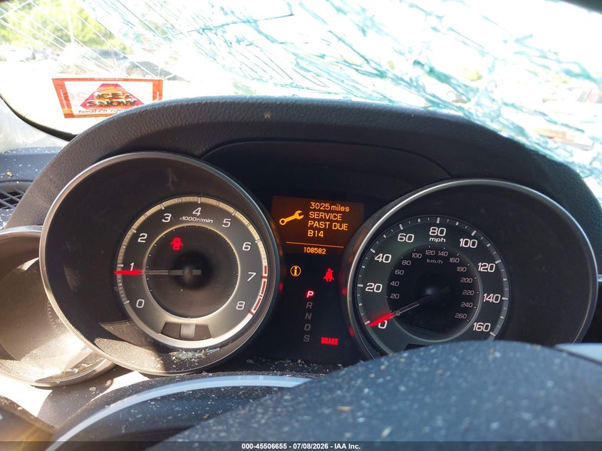 2013 Acura Mdx VIN: 2HNYD2H21DH513018 Lot: 45506655