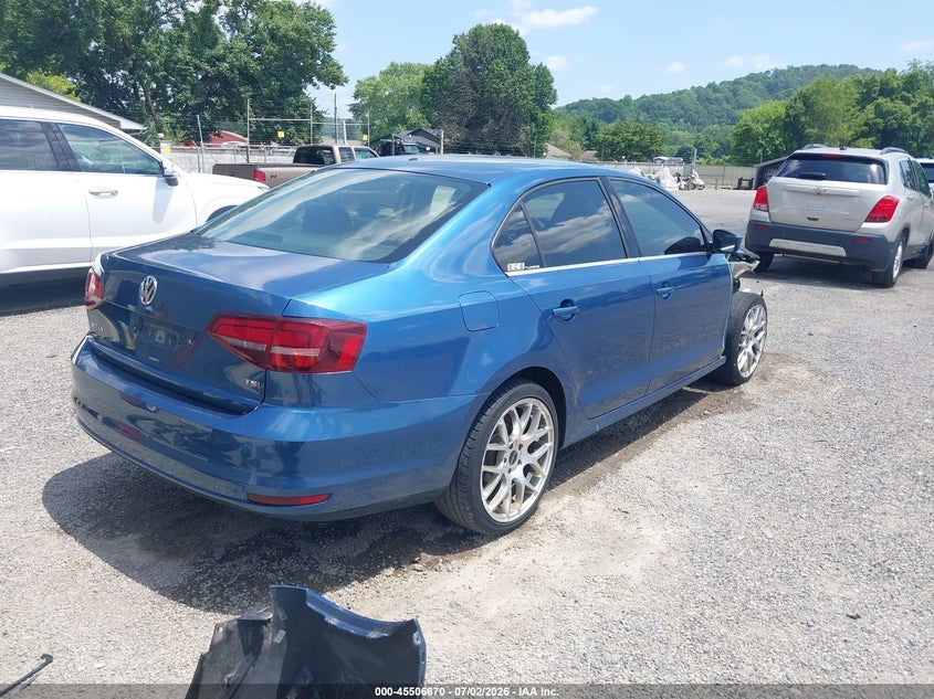 2017 VOLKSWAGEN JETTA SEDAN 1.4L I-4 DI, DOHC, VVT, TURBO, 150HP