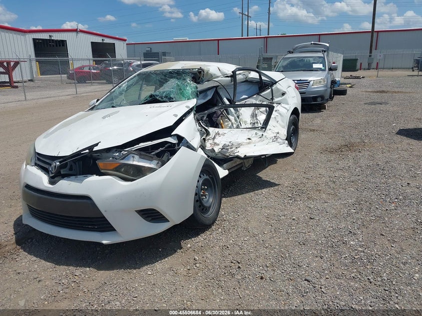 Vin: 5yfburhe1gp505434, lot: 46004900, toyota corolla le 20162