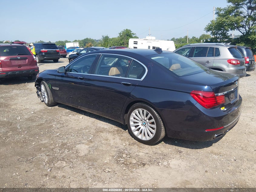 Vin: wbaye8c5xdd131748, lot: 46004914, bmw 750li 20133