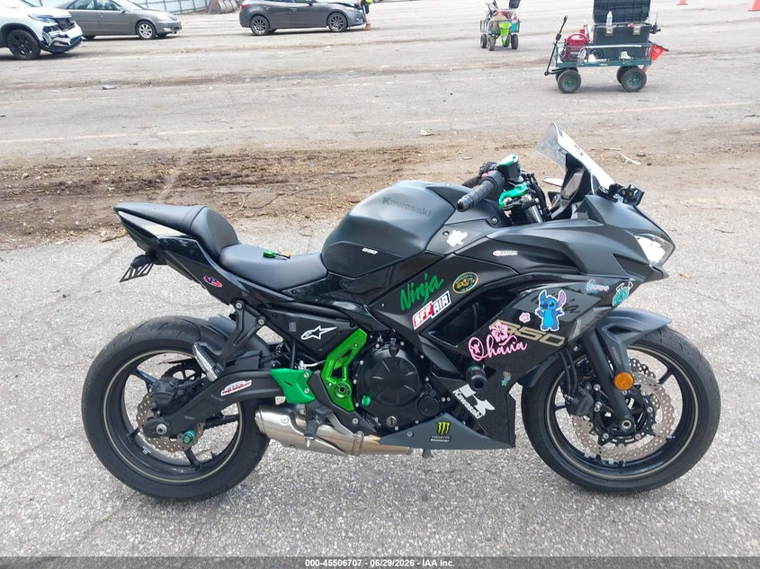 2024 Kawasaki Ex650 P VIN: ML5EXEP14RDAC3597 Lot: 45506707