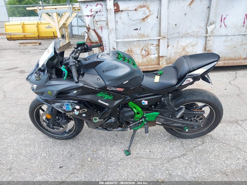 2024 Kawasaki Ex650 P VIN: ML5EXEP14RDAC3597 Lot: 45506707