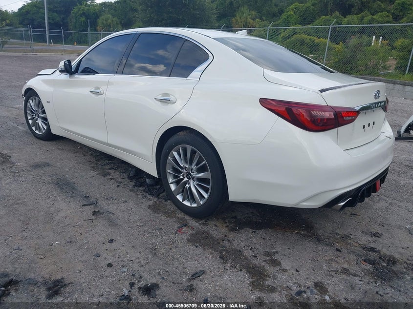 Vin: jn1ev7ap3km543689, lot: 46004925, infiniti q50 3.0t luxe 20193