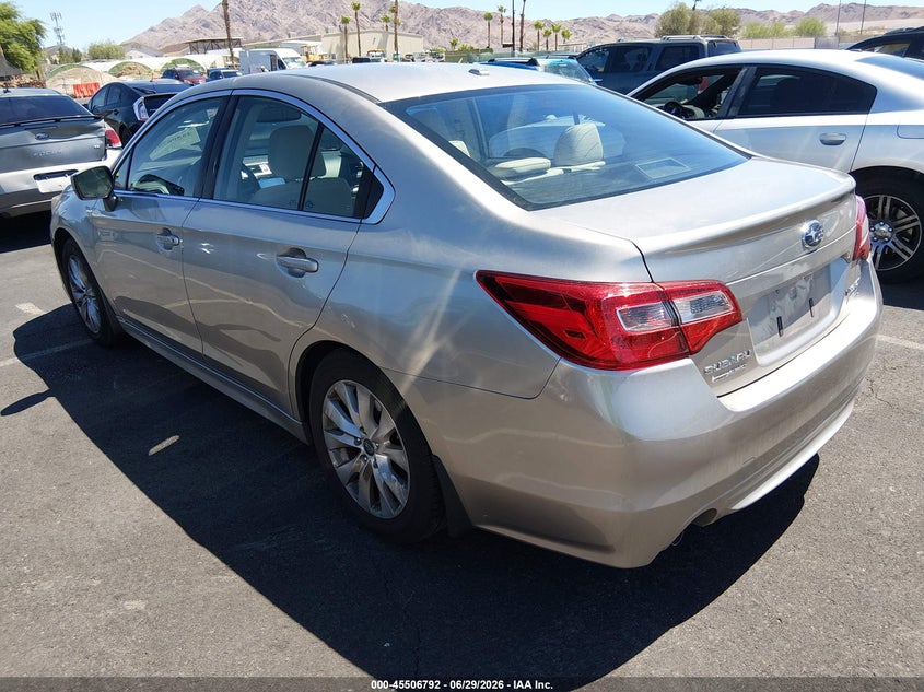 Vin: 4s3bnad6xf3008161, lot: 46005008, subaru legacy 2.5i premium 20153