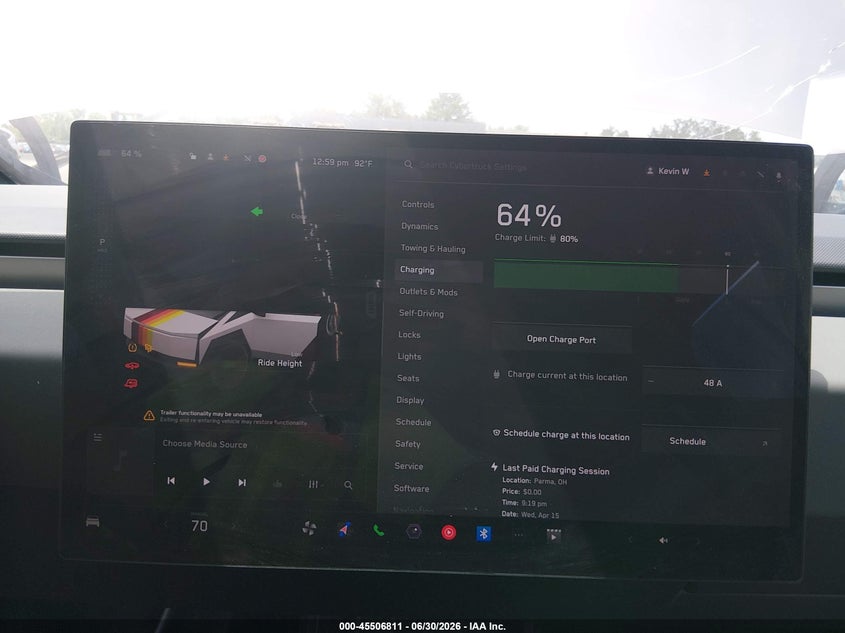 2025 Tesla Cybertruck All-Wheel Drive VIN: 7G2CEHED0SA080939 Lot: 45506811