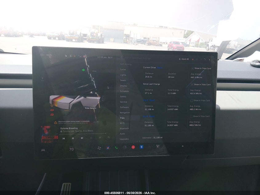 2025 Tesla Cybertruck All-Wheel Drive VIN: 7G2CEHED0SA080939 Lot: 45506811