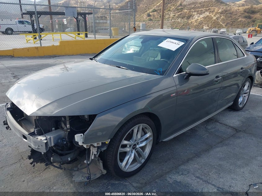 Vin: waueaaf48pn006898, lot: 46005036, audi a4 premium plus 45 tfsi s line quattro s tronic 20232