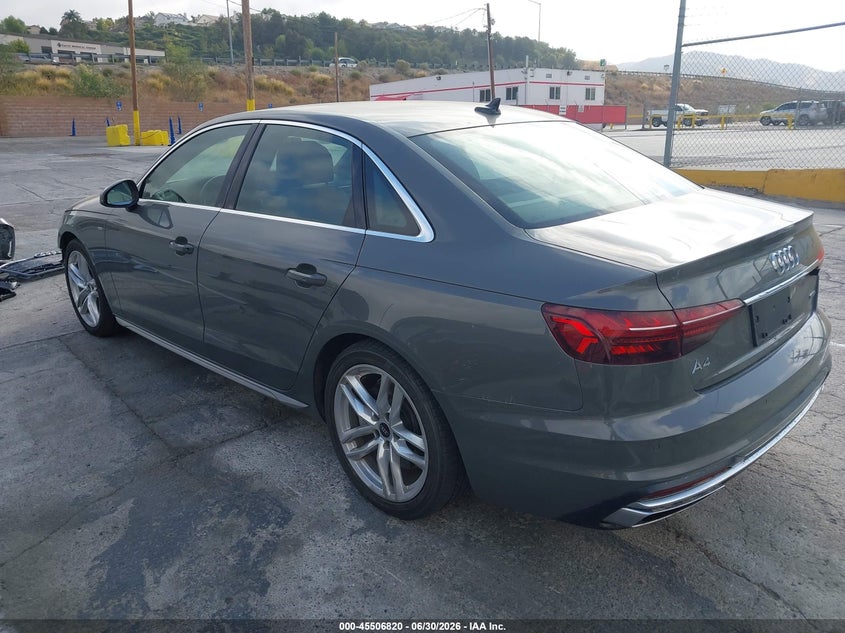 Vin: waueaaf48pn006898, lot: 46005036, audi a4 premium plus 45 tfsi s line quattro s tronic 20233