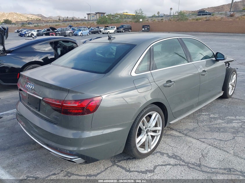 Vin: waueaaf48pn006898, lot: 46005036, audi a4 premium plus 45 tfsi s line quattro s tronic 20234