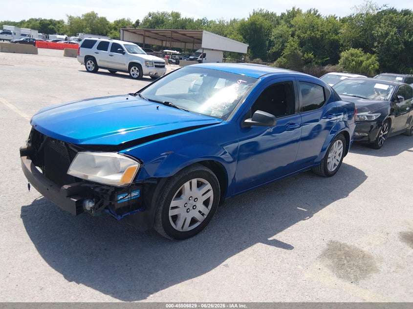 Vin: 1c3cdzab3en143593, lot: 46005045, dodge avenger se 20142
