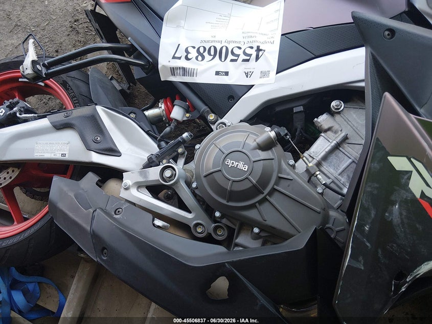 2025 APRILIA RS auction photo 8