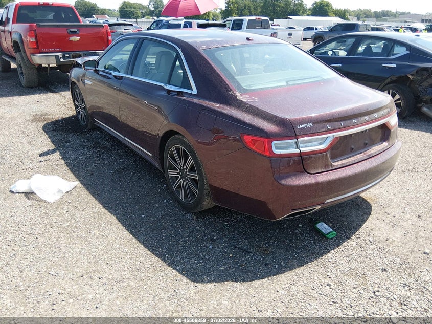 Vin: 1ln6l9rp0h5608276, lot: 46005075, lincoln continental reserve 20173