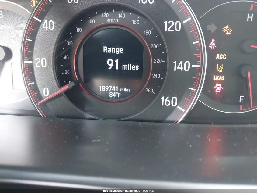 2016 HONDA ACCORD auction photo 7