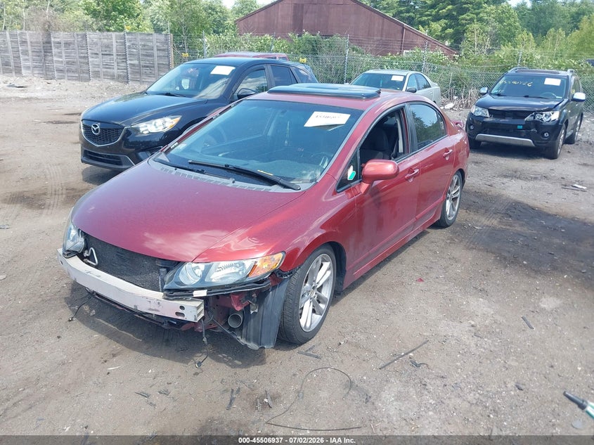 2007 HONDA CIVIC SEDAN 2.0L I-4 DOHC, VVT, 197HP